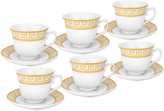 Tea set cups saucers