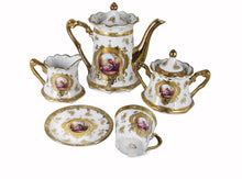 Royalty Porcelain Tea Set 17pc with 24K Gold 'Second Date' Limoges China (White)