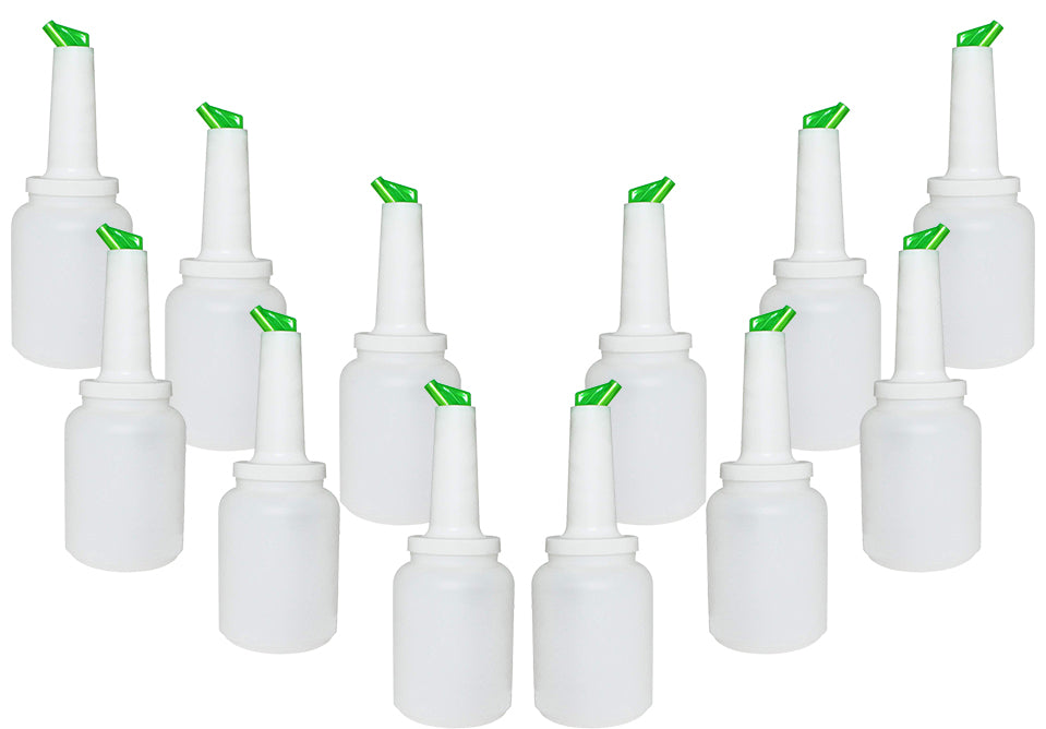 2 Quart Storer and Pourer White Bottle for Alcohol or Juice With Multiple Accent Color Choices Set of 1, 2, or 12 Pieces