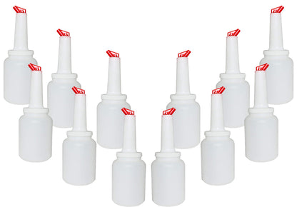 2 Quart Storer and Pourer White Bottle for Alcohol or Juice With Multiple Accent Color Choices Set of 1, 2, or 12 Pieces