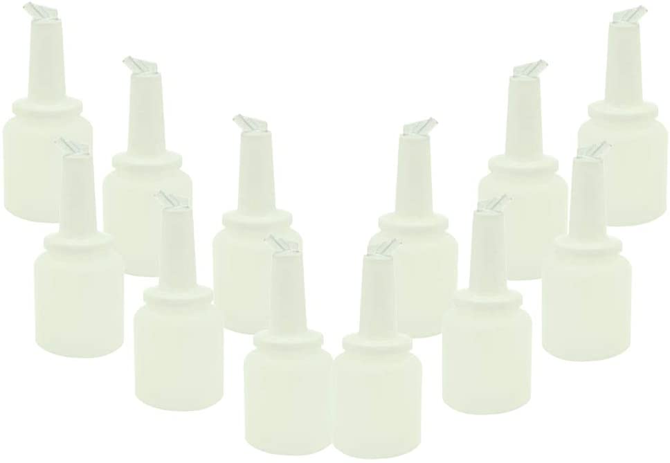 2 Quart Storer and Pourer White Bottle for Alcohol or Juice With Multiple Accent Color Choices Set of 1, 2, or 12 Pieces