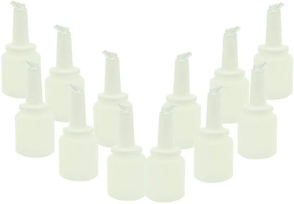 2 Quart Storer and Pourer White Bottle for Alcohol or Juice With Multiple Accent Color Choices Set of 1, 2, or 12 Pieces