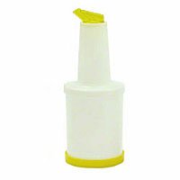 2 Quart Storer and Pourer White Bottle for Alcohol or Juice With Multiple Accent Color Choices Set of 1, 2, or 12 Pieces