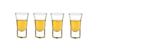 SET of 4-pc Luminarc 'Shooter Lord' 2 Oz Crystal-Clear Shot Glasses, Whiskey