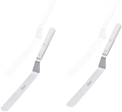 9.75 Offset spatula white 1369 - eCakeSupply - eCakeSupply