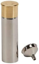 (D) Shotgun Shell Stainless Steel Flask 5" Gift for the Outdoorsman