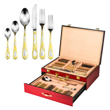 Italian Collection 'Florence' 75pc Premium Stainless Steel Silverware Flatware