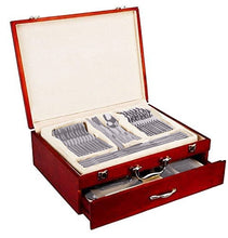 Gifts Plaza Impressive Italian Collection Flatware Storage Box with Drawer - Ideal for Organizing 75-Piece Set