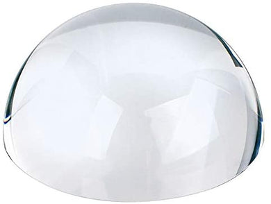 (D) Clear Optic Crystal Paperweight for Desk, Gift for Boss