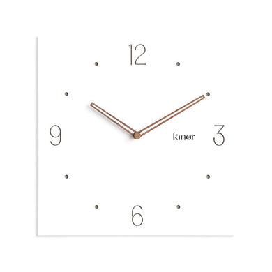 (D) Sleek Modern Square Wall Clock for Stylish Timekeeping (Without Numbers, Large)