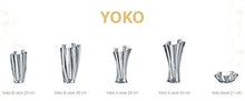 Decorative Crystal Flower Vase "Yoko" 11-in, Clear Elegant Centerpiece Bud