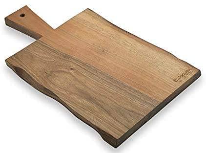 (D) Laguiole Maple Wood Cutting Board, Brown Chopping Platter 24 x1 3.7-Inch