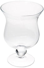 (D) Centerpiece 'Daydream' Flower Vase 9" H, Premium Quality Crystal Glass
