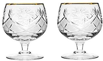 Bohemia Crystal Decanter + 2 OLD FASHIONED