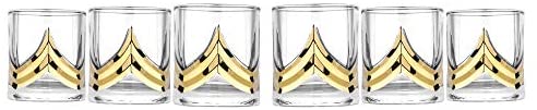 DOF Glasses Tumblers Rock Glassware 'Triumph' Set 6-pc, Water Glasses