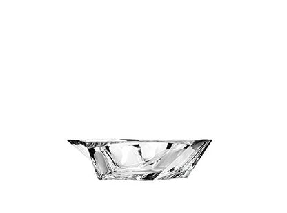 Bohemia Collection Decorative Crystal Fruit Bowl Ocean 13-in, Centerpiece Bud