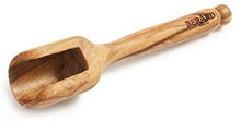 (D) Flour Scoop Mini Wooden Salt Shovel Berard Vintage Hand Made (2 PC)