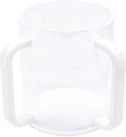 (D) Judaica Acrylic Wash Cup with 2 Handles