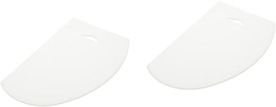 Ateco Plastic Bowl Scraper to Scrape Clean Battery, Icing (2, 7.5