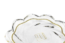 Italian Collection Crystal Plate, Decorated with Swarovski Crystal