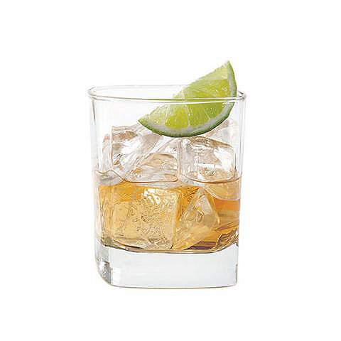 SET of 4pc Luminarc 'Schubert' 11oz Crystal-Clear Rocks Glasses, Whiskey Goblets