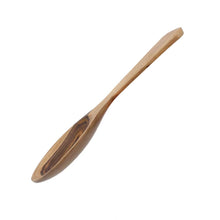 (D) Colombian Curari Spoon Small Wooden Kitchen Utensil Set of 2 Pc 10"H x 2.5"W