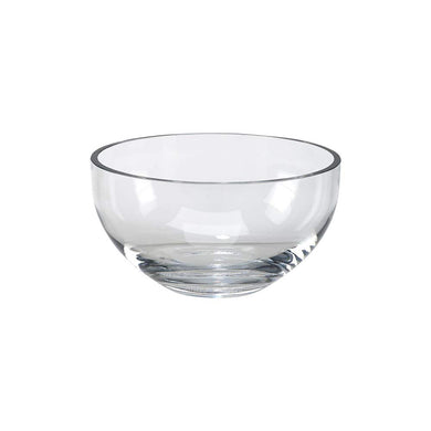 (D) Optic Clear Crystal Glass Bowl for Salad or Desserts (6.5 Inch)