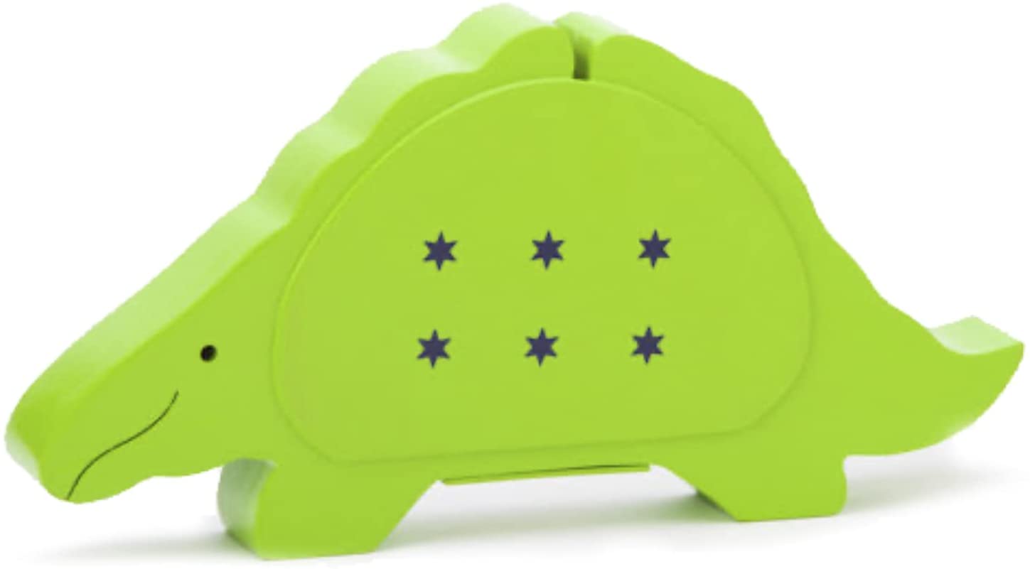 (D) Judaica Tzedakah Boxes Theo Saurus Green Green Piggy Bank For Children