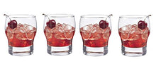 SET of 4-pc Luminarc 'Boston' 14 Oz Crystal-Clear Rock Goblets Scotch Glasses