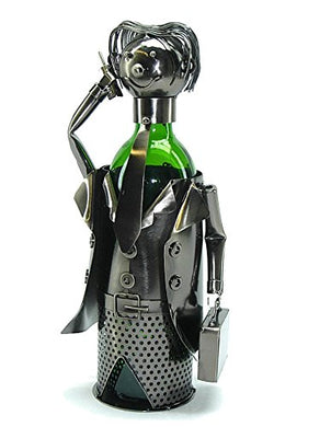 (D) Wine Bottle Holder, Businessman, Bar Counter Decoration