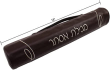 (D) Judaica Leatherette Megillah Case with Handle (18'', Brown)