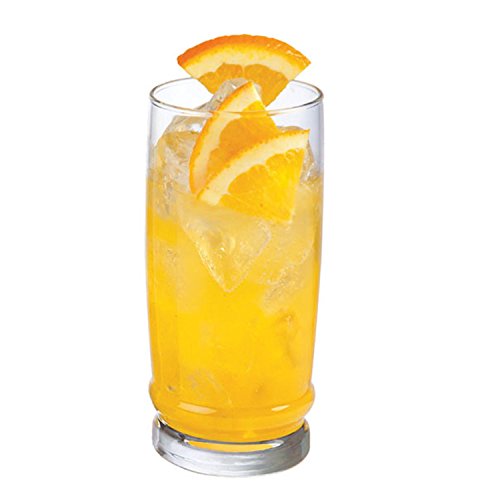 SET of 4-pc EPURE series 'Madeira' 16 Oz Crystal-Clear Beverage Highball Glasses