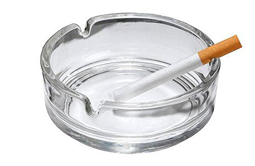 Luminarc 4 inch Classic Cigarette Ashtray Clear bottom