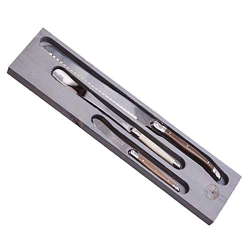 (D) Laguiole Flatware Breakfast Set in a Box (Gray)