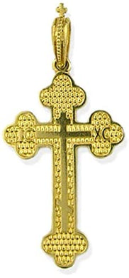 (D) Religious Gifts, Pure Gold Cross 14 kt Cross, Pendant Jewelry