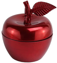 (D) Judaica Aluminum Apple Shape Honey Dish Small (Red)