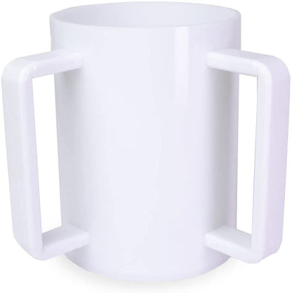 (D) Judaica Lucite Wash Cup Jewish with 2 Handles