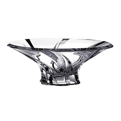 Bohemia Collection Decorative Crystal Fruit Bowl Oklahoma 12-in, Centerpiece Bud