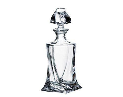 Crystal-Clear Glass Decanter Bottle for Wine or Liquor