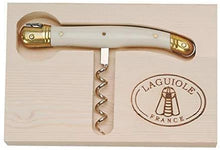 (D) Corkscrew with Ivory Handle in a Box Laguiole Hand Made French Vintage (2)