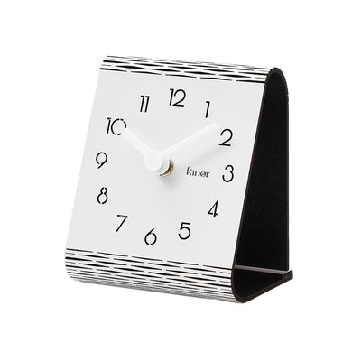 (D) Sleek Modern Desk Clock for Stylish Timekeeping 4.4 (Standing Clock)