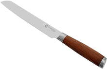 (D) Judaica Fine Edge Blade 8 Inch Bread Knife For Kitchen (Sandalwood Handle)