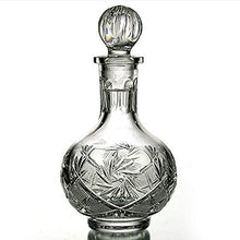 Combination Russian Cut Crystal 12Oz Carafe/decanter & 6 Shot Glasses "Barrell"