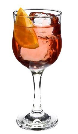 SET of 4-pc Luminarc 'Bloom' 7 Oz Crystal-Clear Burgundy Goblets, Wine Glasses