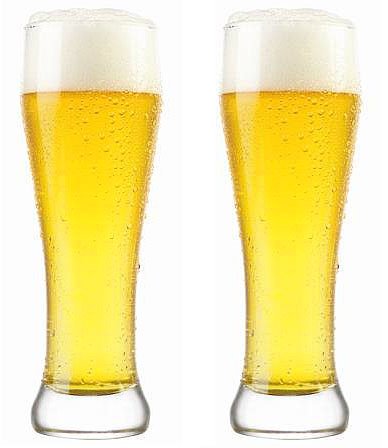 SET of 1 or 2pc Luminarc Berlin 18,5oz Crystal-Clear Beer Cocktails Glasses (2)