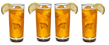 SET of 4-pc 'Lexington' 12 Oz Crystal-Clear Beverage Glasses, Whiskey, Scotch