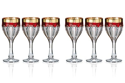 Old Fashioned "Safari" 6-Pc Glasses Set for Whiskey/Scotch, Lead Free