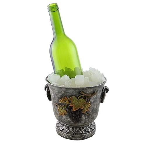 (D) Wine Bottle Holder, Chilling Wine Bucket With Ice Pieces for 1 Bottle 7x7