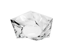 Bohemia Collection Decorative Crystal Fruit Bowl Ocean 13-in, Centerpiece Bud