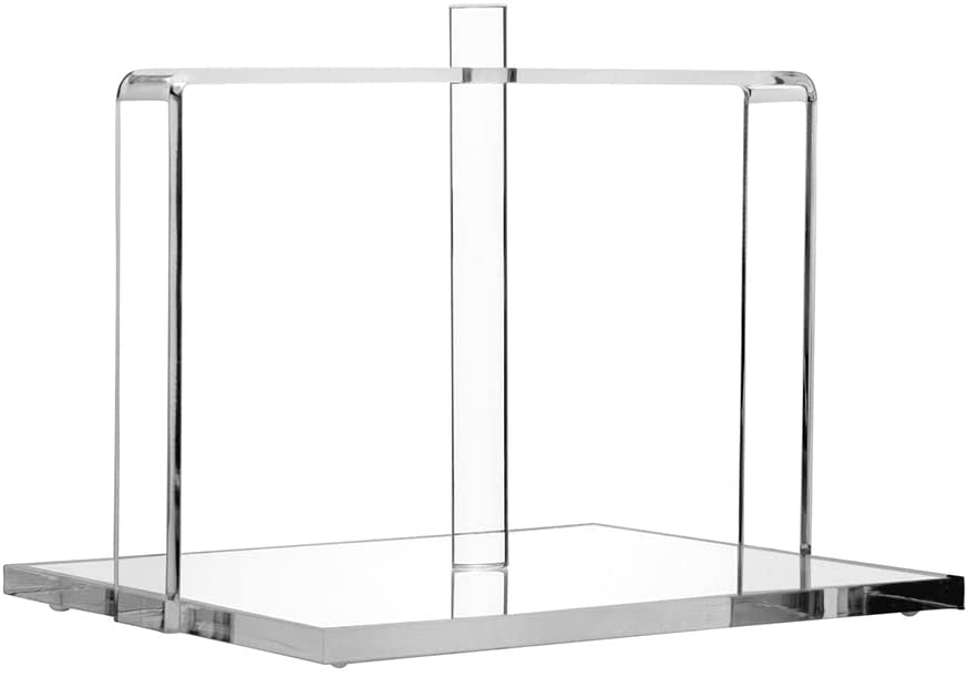 (D) Judaica Sleek Lucite Napkin Holder For Table Decoration Modern